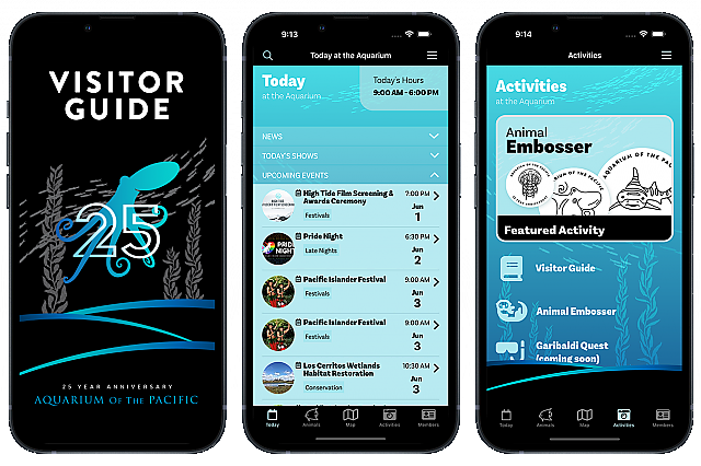 Aquarium App Screenshots 3-up